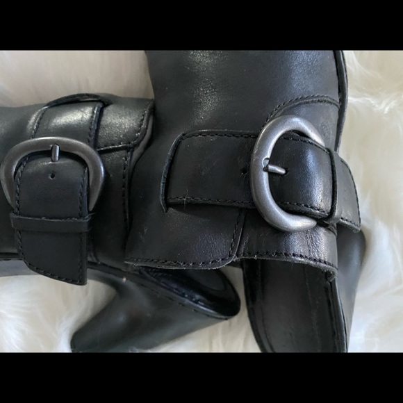 BORN black leather mules - Picture 8 of 8